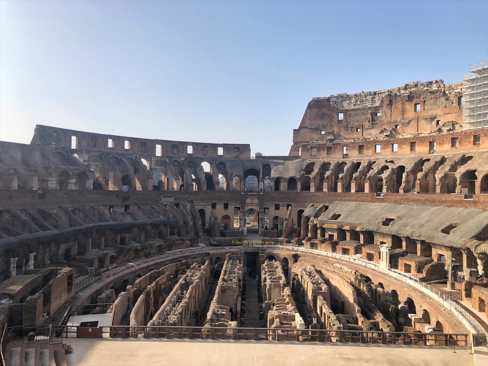 Inside the Colosseum